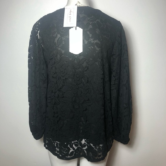 NWT Vine & Love Lace Boutique Blouse - Picture 5 of 6